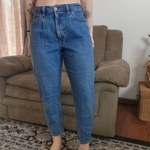 Abercrombie & Fitch The 80s High Rise Mom Jean Size 10 Short